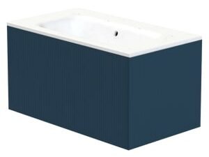 Duarti by Calypso Burford Navy Blue Vanity with Elsdon Basin - 800mm