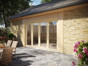Rohden Unfinished External Bi-Fold Doorset - 3m