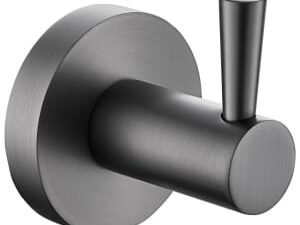 Bristan Round Robe Hook - Brushed Anthracite