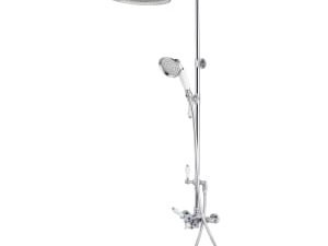 Hamilton Dual Outlet Thermostatic Mixer Shower - Chrome