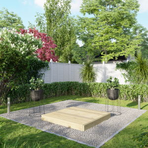 Power Timber Decking Kit No Handrails – 1.2 x 1.2m