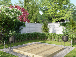 Power Timber Decking Kit No Handrails - 1.8 x 1.8m