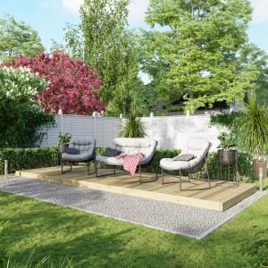 Power Timber Decking Kit No Handrails – 1.8 x 5.4m
