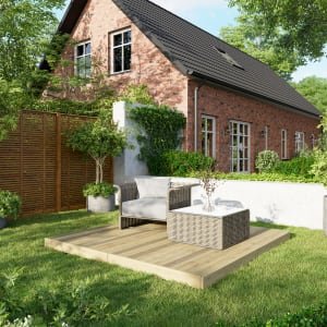 Power Timber Decking Kit No Handrails – 2.4 x 2.4m