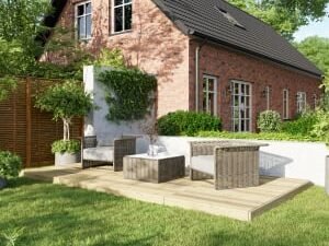 Power Timber Decking Kit No Handrails - 2.4 x 4.8m