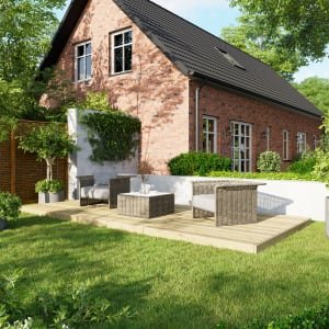 Power Timber Decking Kit No Handrails – 2.4 x 5.4m