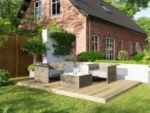 Power Timber Decking Kit No Handrails - 3 x 4.2m