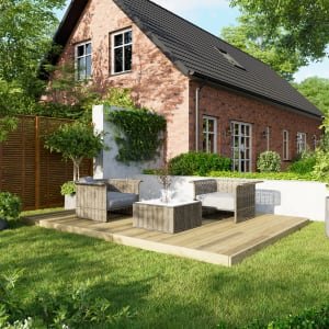 Power Timber Decking Kit No Handrails – 3 x 4.2m