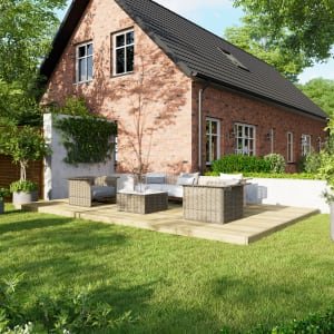 Power Timber Decking Kit No Handrails – 3.6 x 6m