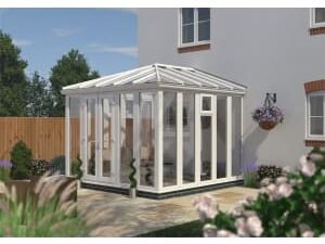 Euramax Edwardian Conservatory Full Height - White - 12 ft x 8ft