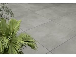Exmoore Grey Matt Outdoor Porcelain Paving Tile - 600 x 600x 20mm - Pack of 2