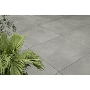Exmoore Grey Matt Outdoor Porcelain Paving Tile – 600 x 600x 20mm – Pack of 2