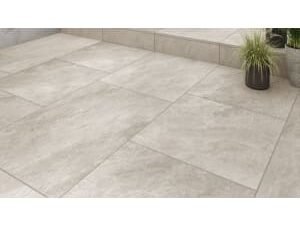 Swinsty Beige Matt Outdoor Porcelain Paving Tile - 600 x 600 x 20mm - Pack of 2