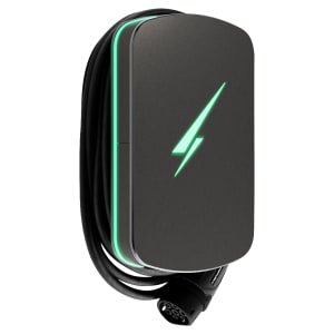 Hypervolt Home 3 Pro 7kW Space Grey Tethered Lead Smart & Solar EV Charger – 5m
