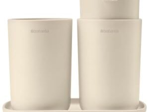 Brabantia ReNew Bathroom Accessory Set of 3 - Beige