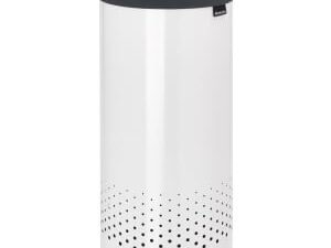 Brabantia White Laundry Bin with Cork Lid - 35L