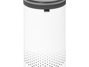 Brabantia White Laundry Bin - 60L