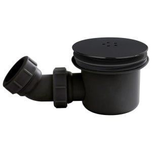 Nuie Fast Flow Black Shower Waste – 99mm