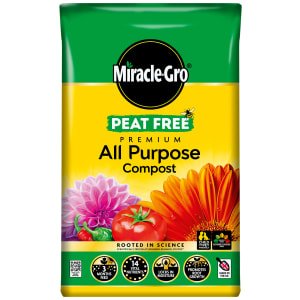 Miracle-Gro Peat Free All purpose Compost – 50L