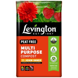 Levington Peat Free Compost with John Innes – 50L