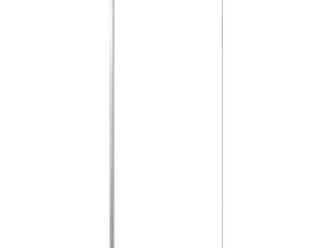 Nexa By Merlyn 8mm Chrome Frameless Wet Room Shower Screen Only - 2000 x 500mm