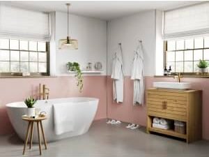 Multipanel Pure Hydrolock Antique Rose Shower Panel - 2400 x 1200 x 11mm