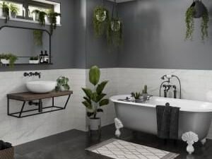 Multipanel Hydrolock Levanto Marble Metro Tile Effect Shower Panel - 2400 x 598 x 11mm