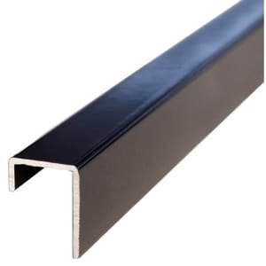 Multipanel Type C Black End Cap – 2450mm