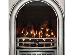 Focal Point Arch Chrome Full Depth Gas Fire