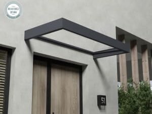 Palram Sophia Grey Door Canopy - 950 x 2150mm