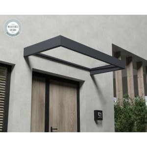 Palram Sophia Grey Door Canopy – 950 x 2150mm
