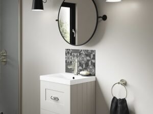 Mermaid Abruzzo Alloy Bathroom Splashback - 400 x 250mm