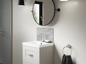 Mermaid Caliza Alloy Bathroom Splashback - 400 x 250mm