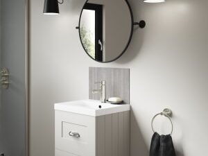 Mermaid Viesta Alloy Bathroom Splashback - 400 x 250mm