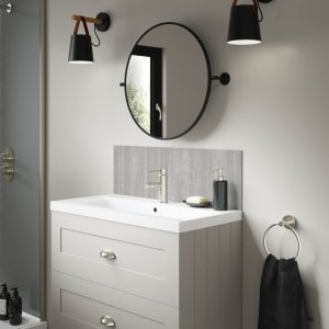 Mermaid Viesta Alloy Bathroom Splashback – 800 x 250mm