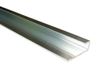 Mermaid Alloy Edge Profile 800mm - Polished Silver