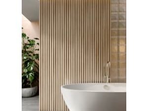 Corlea Oak 2400mm Slatted Wall Panelling - Pack of 3