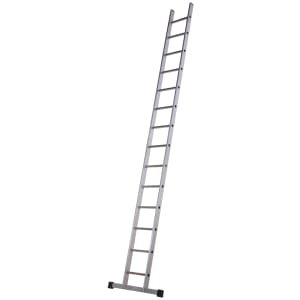 Werner Square Rung Pro Single Section Trade Ladder – 4.18m