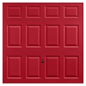 Garador Beaumont Panelled Frameless Retractable Garage Door – Ruby Red – 2438 x 1981mm