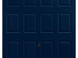 Garador Beaumont Panelled Frameless Retractable Garage Door - Steel Blue - 2286 x 1981mm