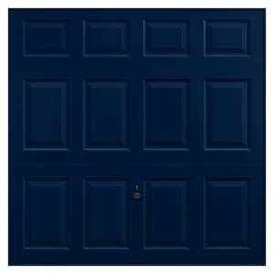 Garador Beaumont Panelled Frameless Retractable Garage Door – Steel Blue – 2286 x 1981mm
