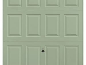 Garador Beaumont Panelled Framed Canopy Garage Door - Chartwell Green - 2286 x 1981mm