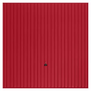Garador Carlton Vertical Frameless Retractable Garage Door – Ruby Red – 2438 x 1981mm