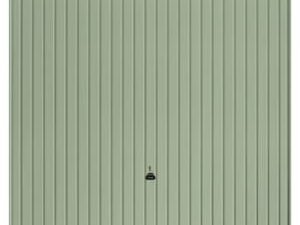 Garador Carlton Vertical Framed Retractable Garage Door - Chartwell Green - 2438 x 2136mm