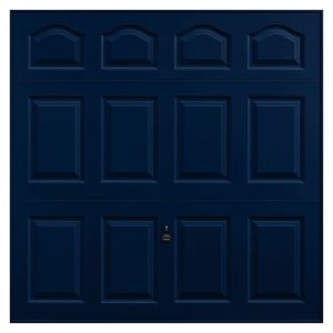 Garador Cathedral Panelled Frameless Canopy Garage Door – Steel Blue – 2286 x 2136mm
