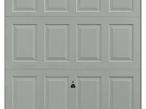 Garador Cathedral Panelled Frameless Canopy Garage Door - Agate Grey - 2134 x 2136mm