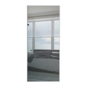 Spacepro Sliding Wardrobe Door White Framed Mirror – 2220 x 762mm