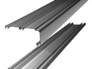 Spacepro Sliding Door Trackset - Silver 1.8-2.7m