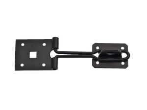 Wickes Wire Hasp and Staple Black - 150mm