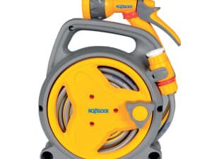 Hozelock Pico Hose Pipe Reel with Spray Gun - 10m